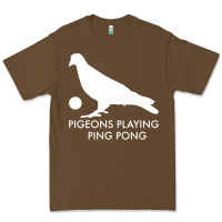 Cacao Best Pigeons Playing Ping Pong Music Premium Tee - artisFamous