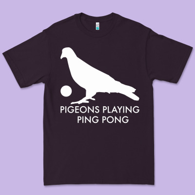 Best Pigeons Playing Ping Pong Music Premium Tee Designed By Artisfamous