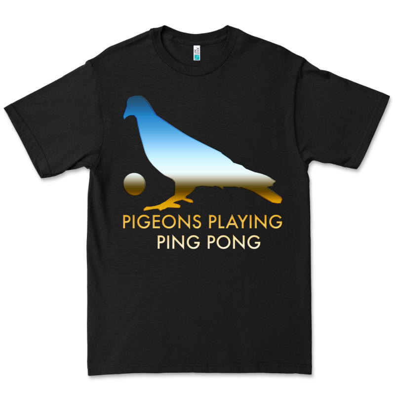Best Pigeons Playing Ping Pong Music Premium Tee by artisFamous | Teevron