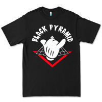 Black black pyramid Premium Tee - artisFamous
