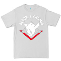 Dove Grey black pyramid Premium Tee - artisFamous