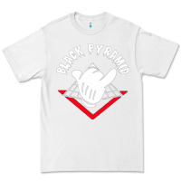 White black pyramid Premium Tee - artisFamous