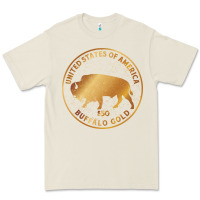 Bone Buffalo Gold Native American - Bison Premium Tee - artisFamous