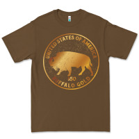 Cacao Buffalo Gold Native American - Bison Premium Tee - artisFamous