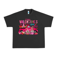 Pigment Black Happy Valentines Day Urban Heavy Tee - CowhideDigitalArt