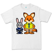 White zootopia duo chibi Premium Tee - artisFamous