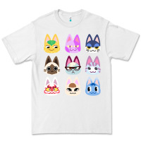 White animal crossing cute cats animal crossing new horizons Premium Tee - artisFamous