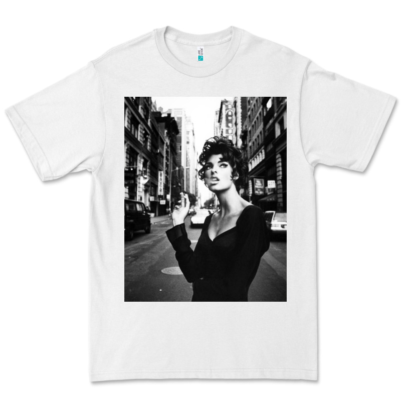 Linda Evangelista Fashion Model Premium Tee by artisFamous | Teevron