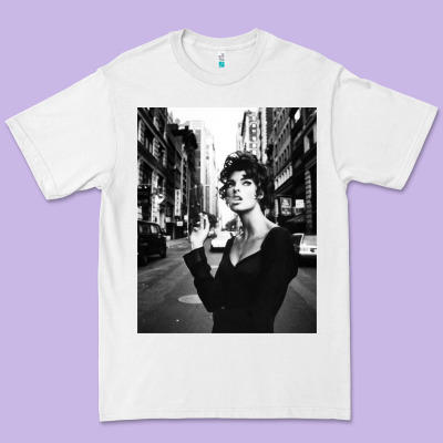 Linda Evangelista Fashion Model Premium Tee Designed By Artisfamous