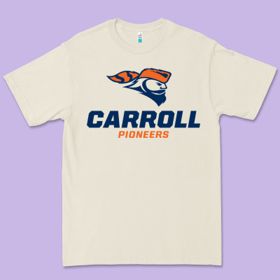 Carroll University Pioneers Premium Tee Designed By Artisfamous