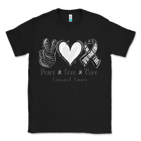 Black Peace Love Cure Carcinoid Cancer Classic Tee - Jasminsmagicworld