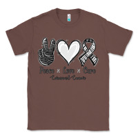 Chestnut Peace Love Cure Carcinoid Cancer Classic Tee - Jasminsmagicworld