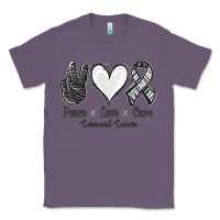 Lavender Peace Love Cure Carcinoid Cancer Classic Tee - Jasminsmagicworld