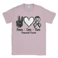 Lilac Peace Love Cure Carcinoid Cancer Classic Tee - Jasminsmagicworld