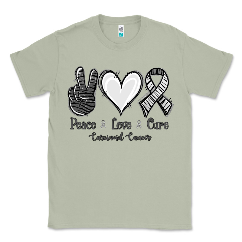 Peace Love Cure Carcinoid Cancer Classic Tee by Jasminsmagicworld | Teevron