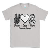 Moon Dust Peace Love Cure Carcinoid Cancer Classic Tee - Jasminsmagicworld