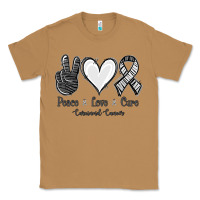 Toasted Coconut Peace Love Cure Carcinoid Cancer Classic Tee - Jasminsmagicworld