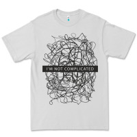 Dove Grey ı'm not complicated Premium Tee - artisFamous