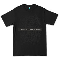 Black ı'm not complicated Premium Tee - artisFamous