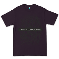 Plum ı'm not complicated Premium Tee - artisFamous