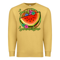 Antique Gold sweet summertime watermelon Premium Sweatshirt - Jasminsmagicworld