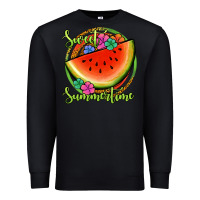Black sweet summertime watermelon Premium Sweatshirt - Jasminsmagicworld