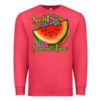 Cardinal sweet summertime watermelon Premium Sweatshirt - Jasminsmagicworld