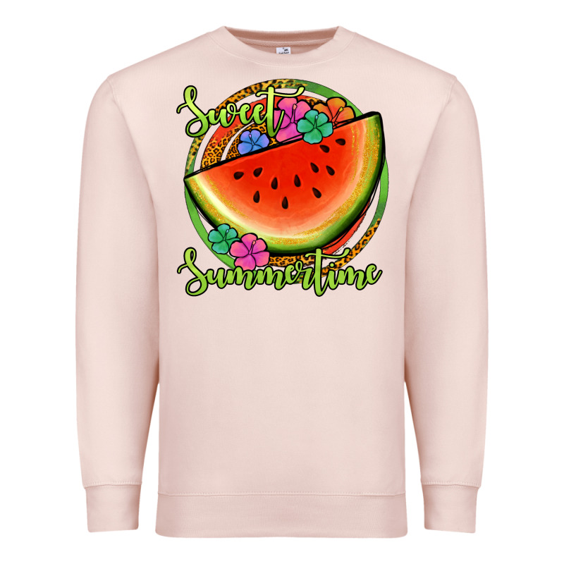Sweet Summertime Watermelon Premium Sweatshirt by Jasminsmagicworld | Teevron