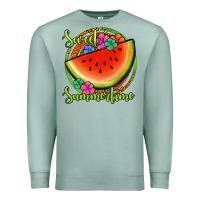 Seafoam sweet summertime watermelon Premium Sweatshirt - Jasminsmagicworld
