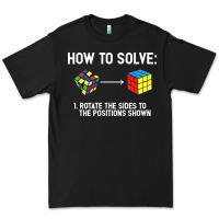 Youth Rubiks Cube Rotate The Sides To The Position Shown Cube Premium Tee | Teevron