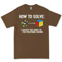 Cacao youth rubiks cube rotate the sides to the position shown cube Premium Tee - DesigneFamous