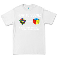 White youth rubiks cube rotate the sides to the position shown cube Premium Tee - DesigneFamous