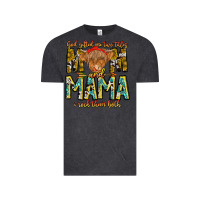 Vintage Black God Gifted Me Two Titles And Mama i Rock Them Both Vintage Tee - CowhideDigitalArt