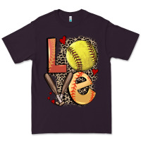 Plum love softball Premium Tee - FaDigitalArtStudio