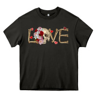 Asphalt Skull love Valentine's Day Heavy Core Tee - FaDigitalArtStudio