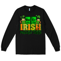 Black Beer Irish Periodic table St. Patrick's Long Sleeve Tee - LillyAllenDesigns
