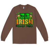 Chestnut Beer Irish Periodic table St. Patrick's Long Sleeve Tee - LillyAllenDesigns
