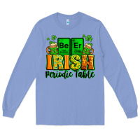 Colony Blue Beer Irish Periodic table St. Patrick's Long Sleeve Tee - LillyAllenDesigns