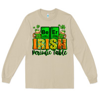 Mushroom Beer Irish Periodic table St. Patrick's Long Sleeve Tee - LillyAllenDesigns
