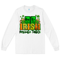 White Beer Irish Periodic table St. Patrick's Long Sleeve Tee - LillyAllenDesigns