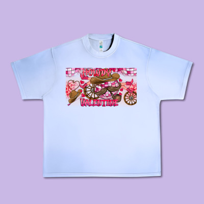 Howdy Valentine Urban Heavy Tee Designed By Cowhidedigitalart