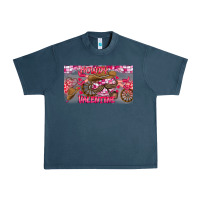 Midnight Navy Howdy Valentine Urban Heavy Tee - CowhideDigitalArt