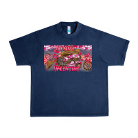 Navy Howdy Valentine Urban Heavy Tee - CowhideDigitalArt