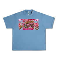 Pebble Blue Howdy Valentine Urban Heavy Tee - CowhideDigitalArt