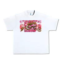 White Howdy Valentine Urban Heavy Tee - CowhideDigitalArt