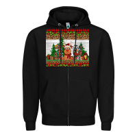 Black joy reindeer Zipper Hoodie - Jasminsmagicworld