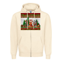 Sandshell joy reindeer Zipper Hoodie - Jasminsmagicworld