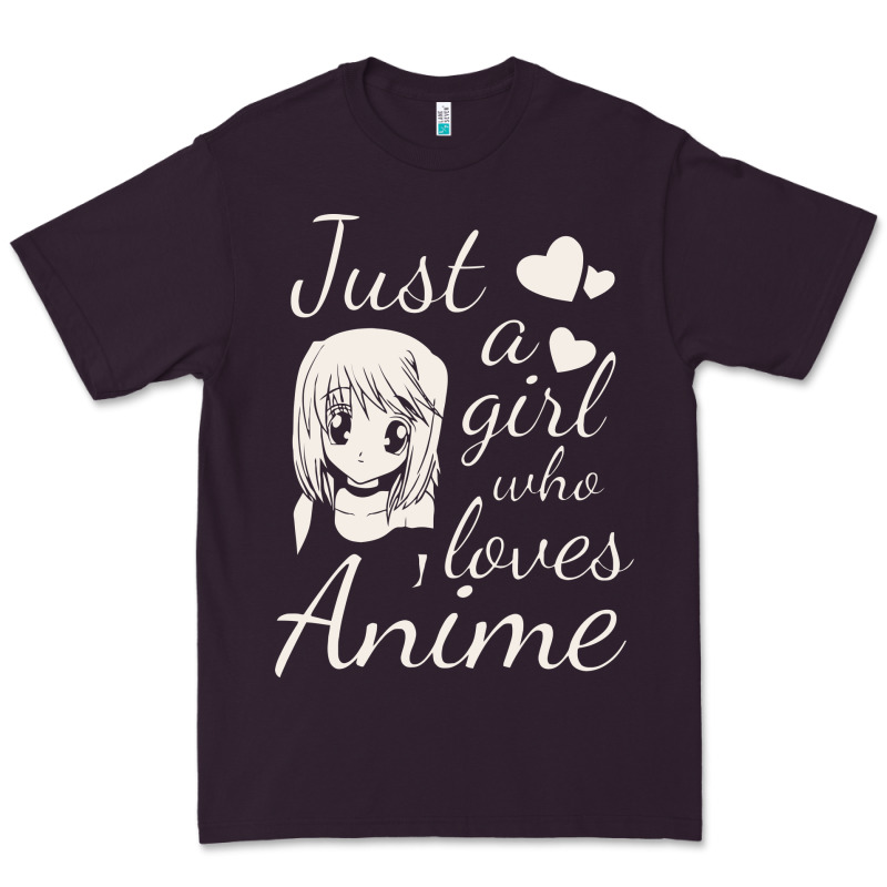 Just A Girl Who Loves Anime Premium Tee by DesigneFamous | Teevron