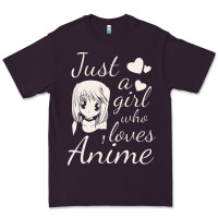 Plum just a girl who loves anime Premium Tee - DesigneFamous