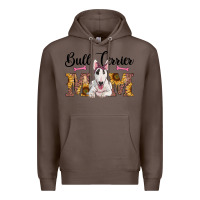 Coffee western bull terrier mom Premium Hoodie - RanaPortraitStore